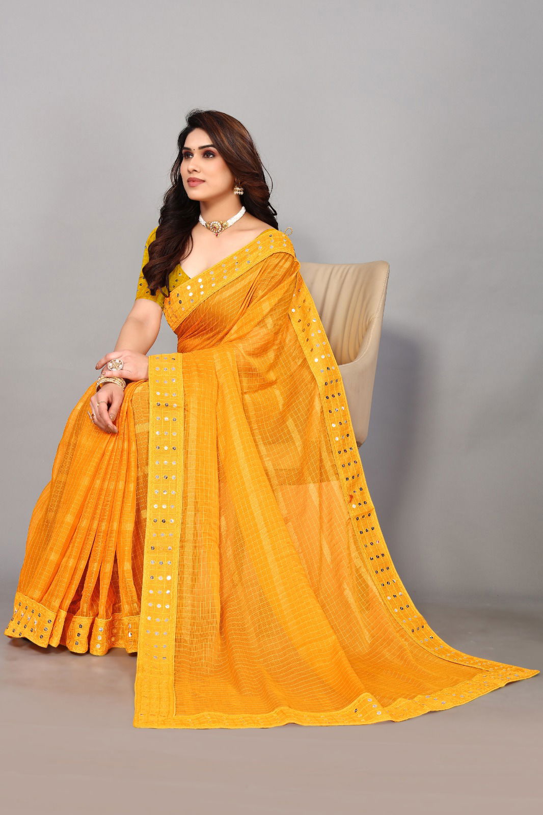 Meera 165 Georgette Party Wear Sarees Catalog
